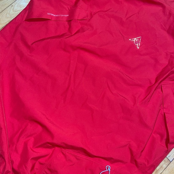 Tangerine Highlight Red Goretex Windbreaker - Picture 2 of 2